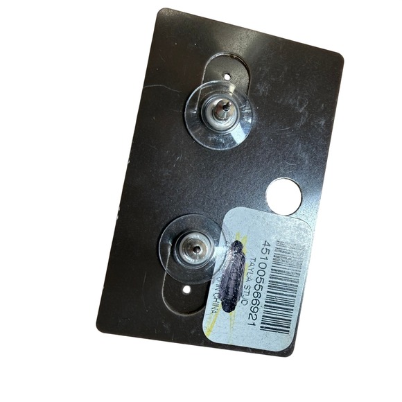 Chicos Tayla Stud Earrings Silver Tone Clear Crystal Faceted Bezel 451005566921 - Picture 3 of 5